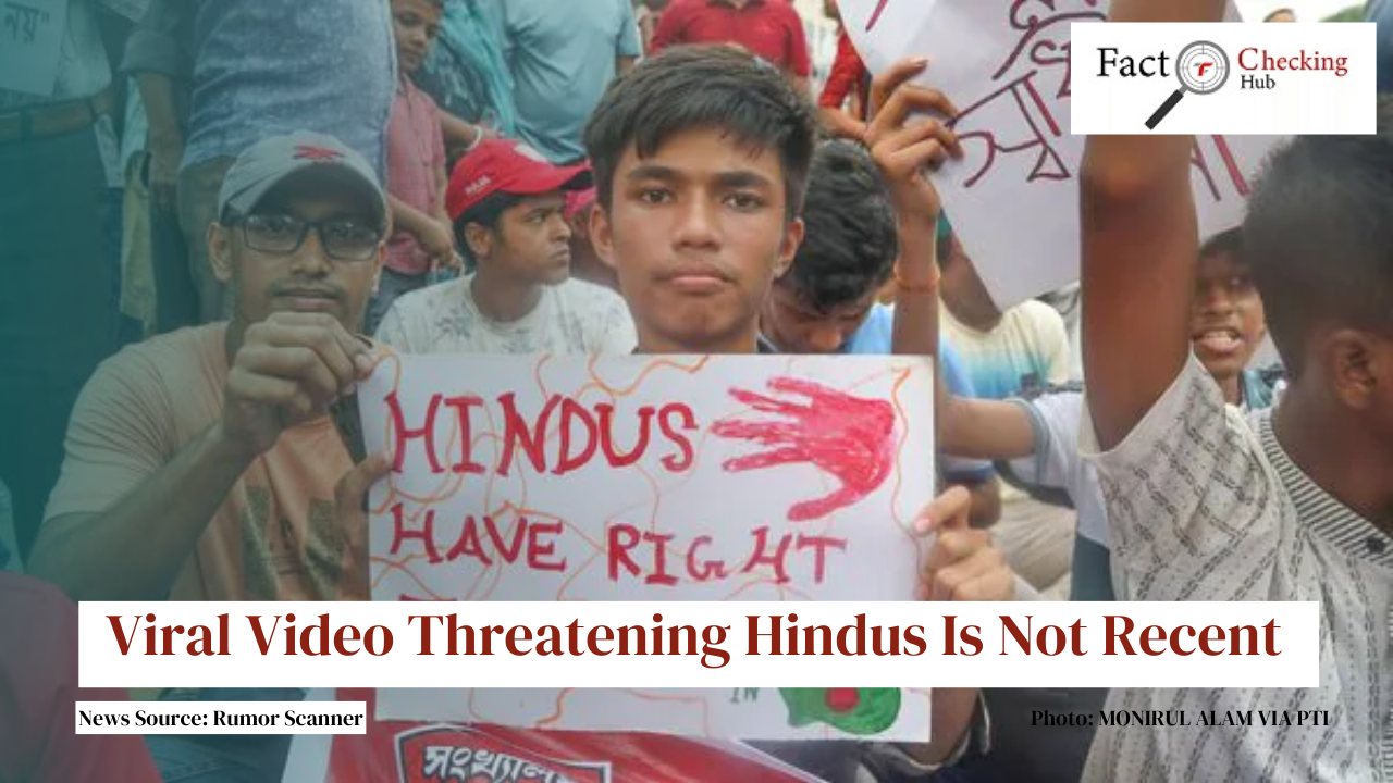 Viral Video Threatening Hindus Is Not Recent