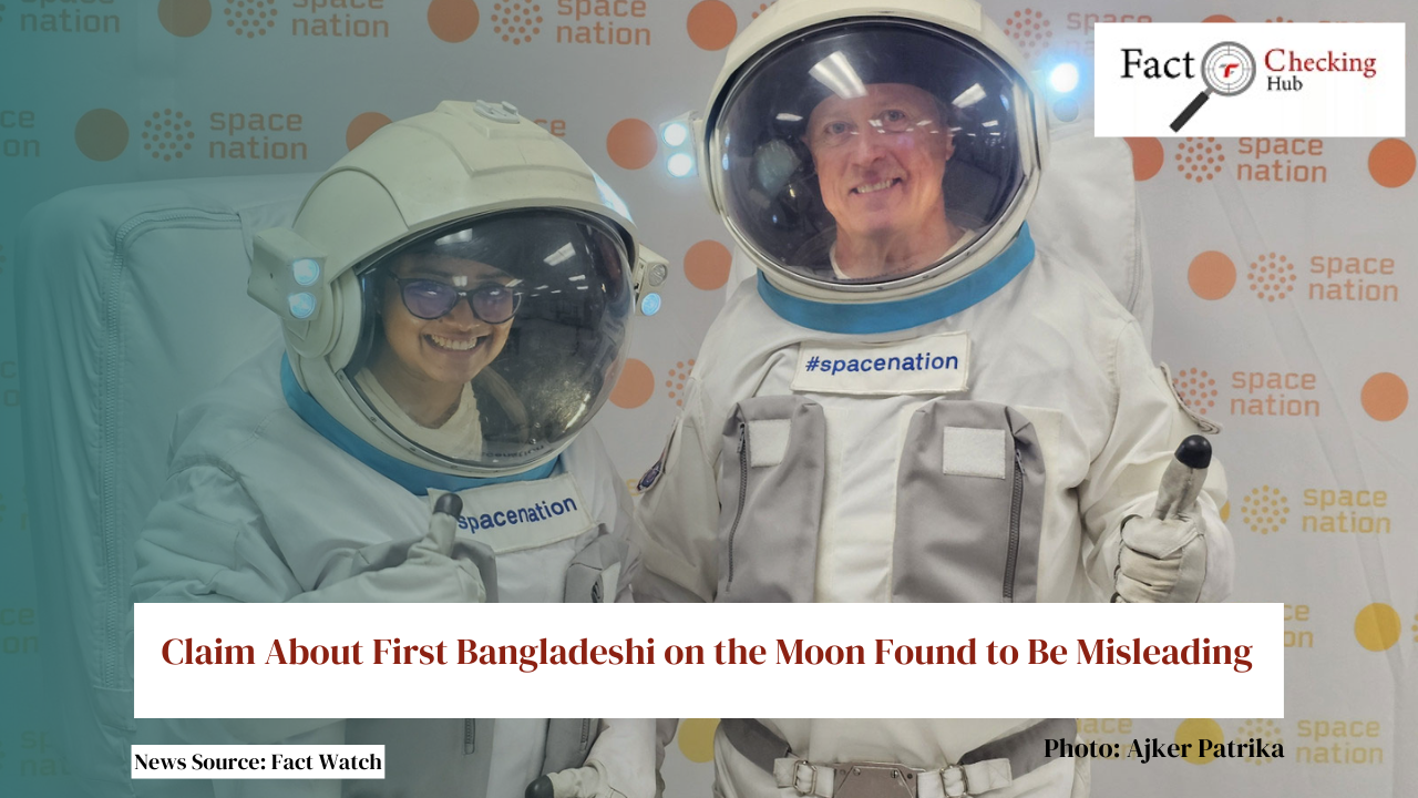 Claim About First Bangladeshi on the Moon Found to Be Misleading